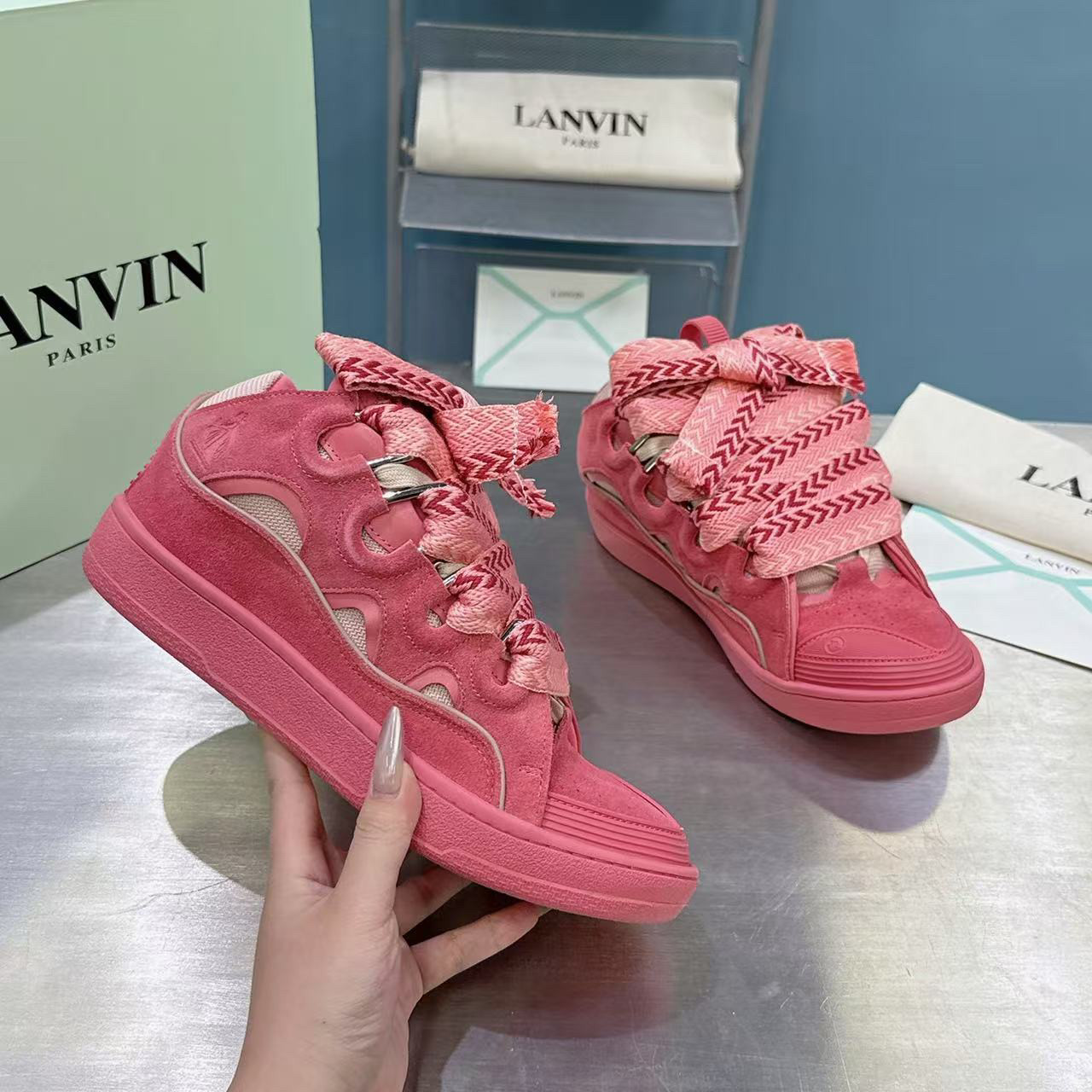 LANVIN CURB SNEAKER