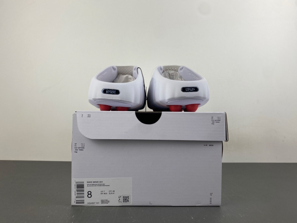 Nike Mind 001 “White/Speed Red” HQ4307-101