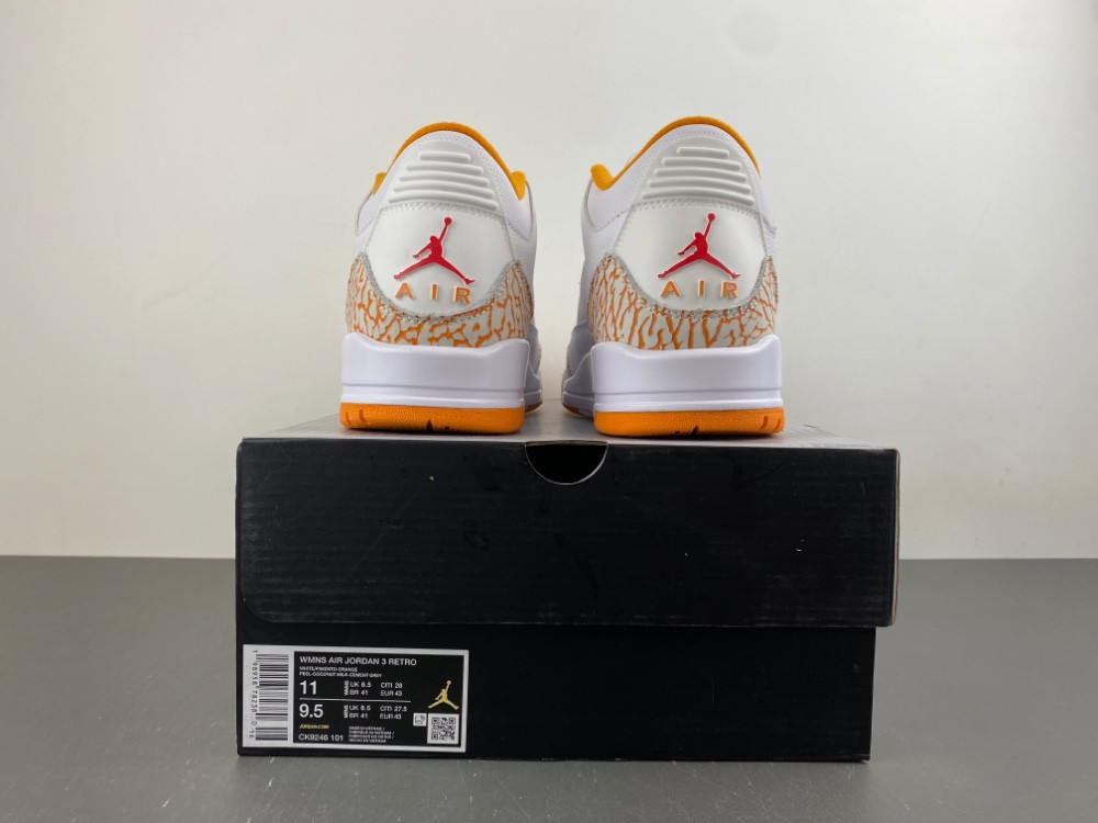 Air Jordan 3 “Orange Citrus” CK9246-101