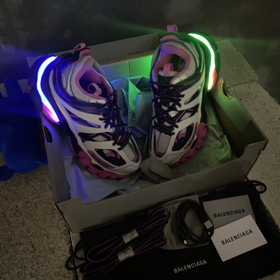 BC TRACK MULE CLEAR SOLE SNEAKERS 3.0 LED