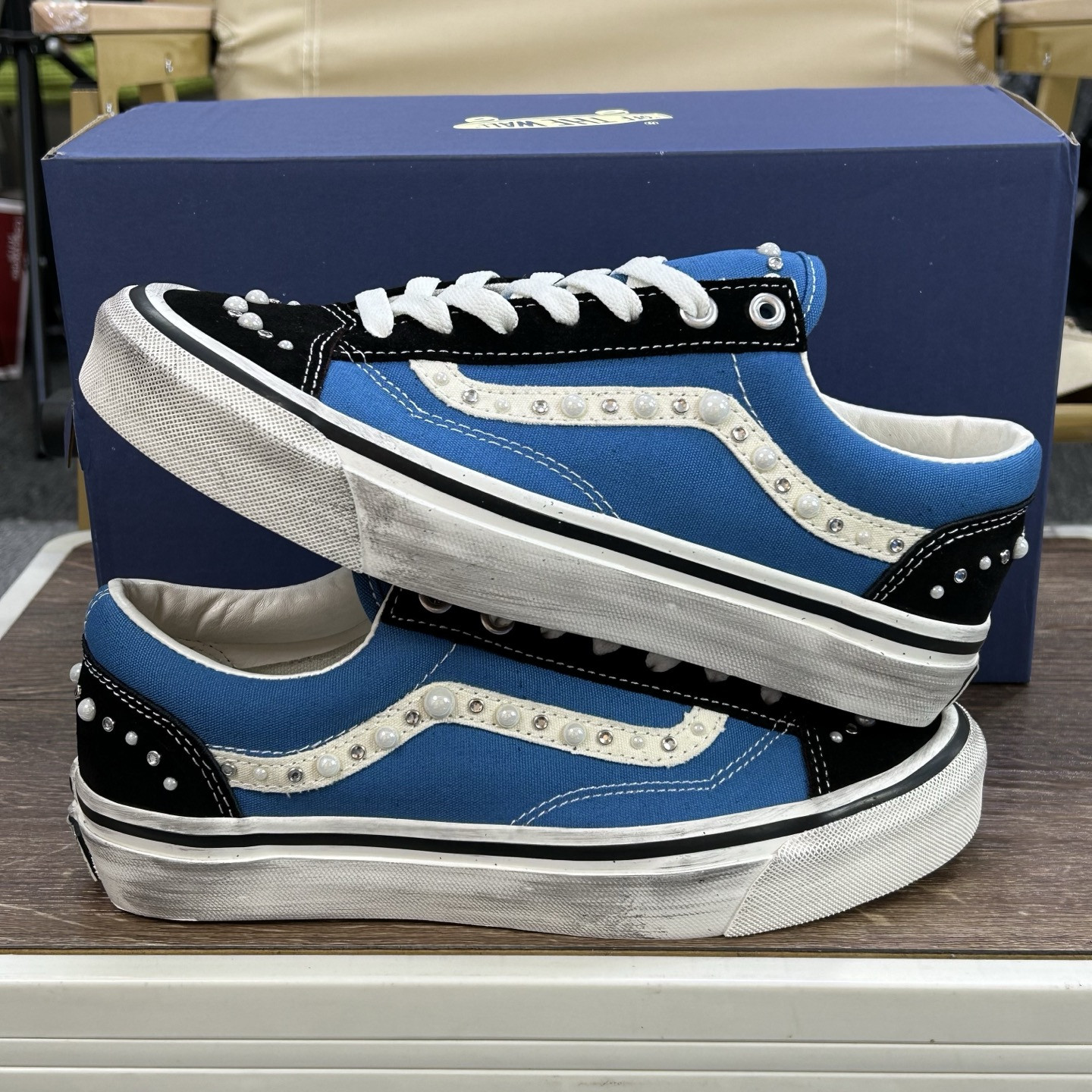 Vans LX Old Skool 36 Pearlized Pack Black Navy