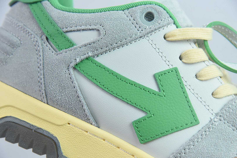 OF™ C/O VIRGIL ABLOH OUT OF OFFICE LOW-TOP LEATHER SNEAKERS ‘OOO“