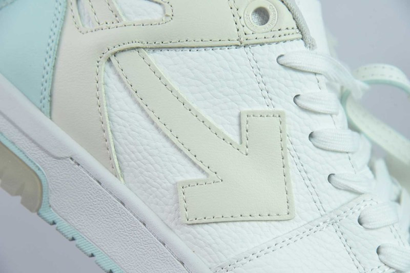 OF™ C/O VIRGIL ABLOH OUT OF OFFICE LOW-TOP LEATHER SNEAKERS ‘OOO“