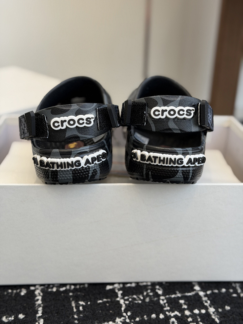 BAPE × Cr0c5 sANDALS