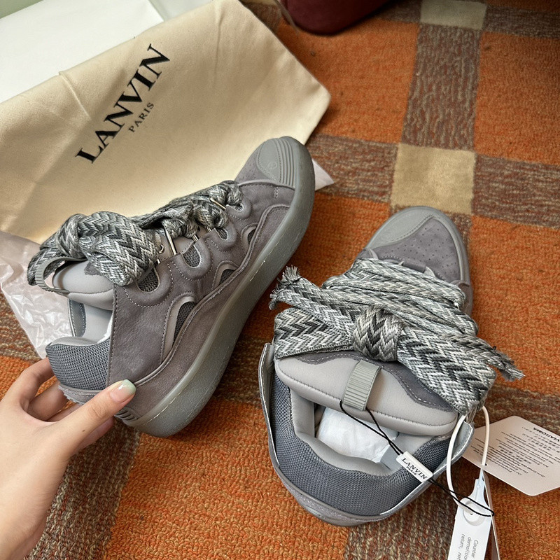 lanvin curb sneaker