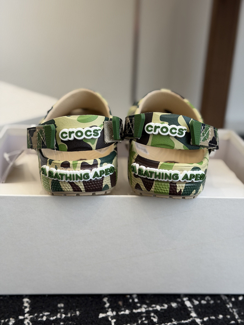 BAPE × Cr0c5 sANDALS