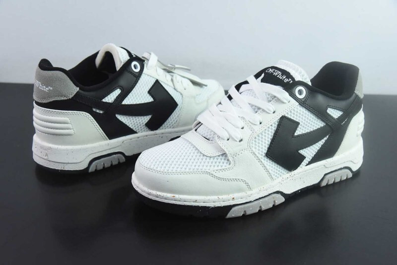 OF™ C/O VIRGIL ABLOH OUT OF OFFICE LOW-TOP LEATHER SNEAKERS ‘OOO“