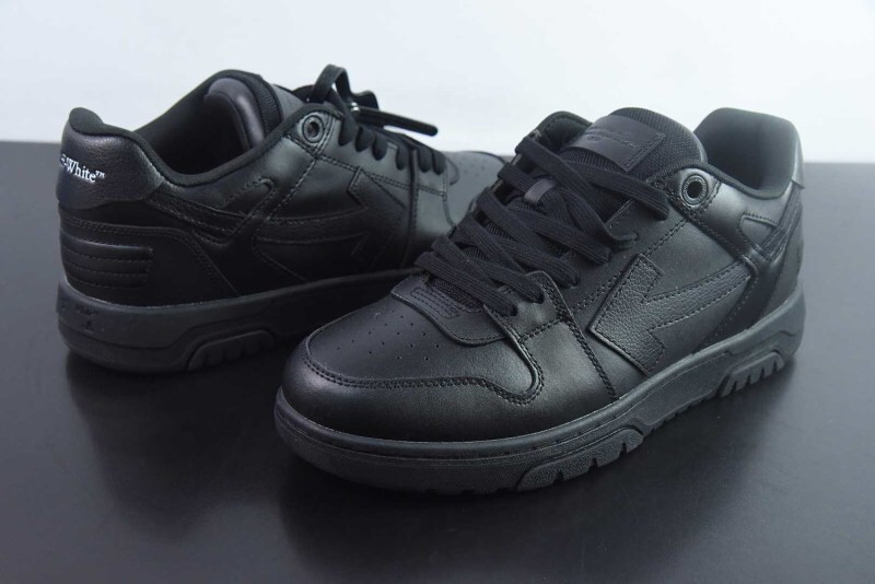OF™ C/O VIRGIL ABLOH OUT OF OFFICE LOW-TOP LEATHER SNEAKERS ‘OOO“