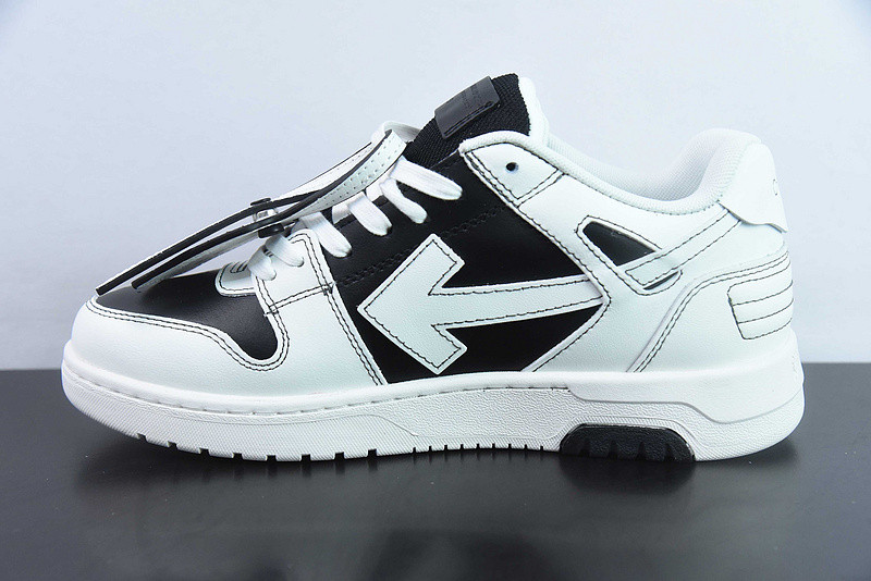 OF™ C/O VIRGIL ABLOH OUT OF OFFICE LOW-TOP LEATHER SNEAKERS ‘OOO“