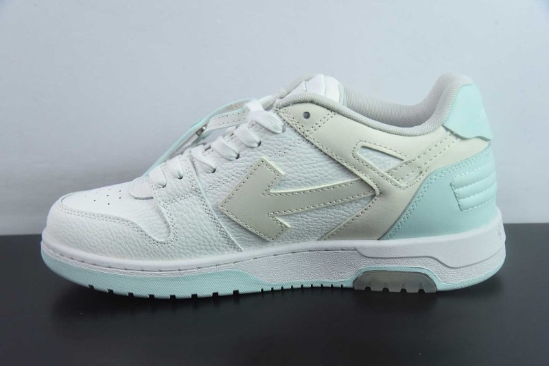 OF™ C/O VIRGIL ABLOH OUT OF OFFICE LOW-TOP LEATHER SNEAKERS ‘OOO“