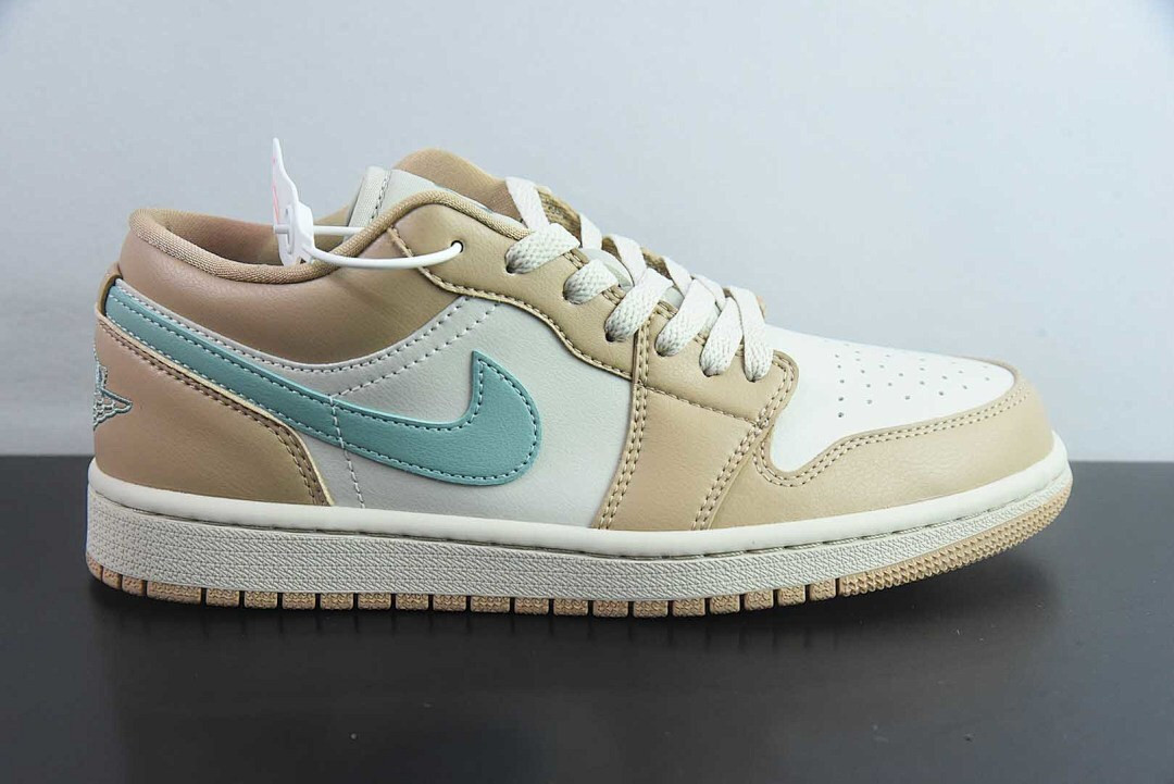 Air Jordan 1 Low Light Orewood Brown Hemp DC0774-130