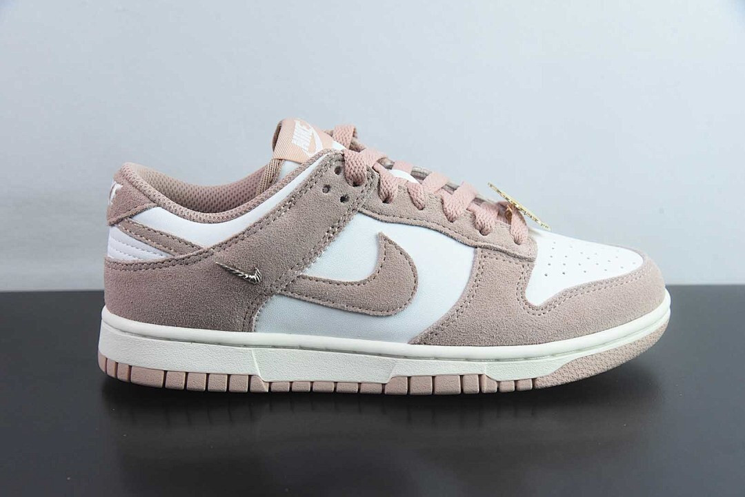 Nike Dunk Low Rose Whisper Gold Mini Swoosh IB4417-102