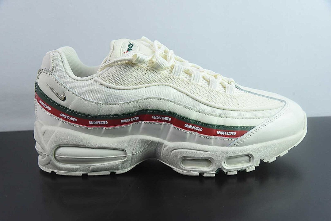 Nike x Undefeated Air Max 95 ''Sail Green Red'' IB4453-100