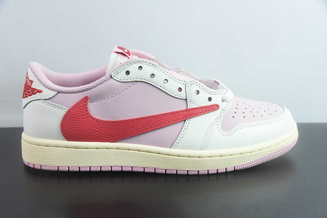 Travis Scott x Air Jordan 1 Low OG “Sail/Tropical Pink” IQ7604-101