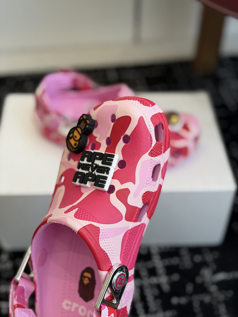 BAPE × Cr0c5 sANDALS