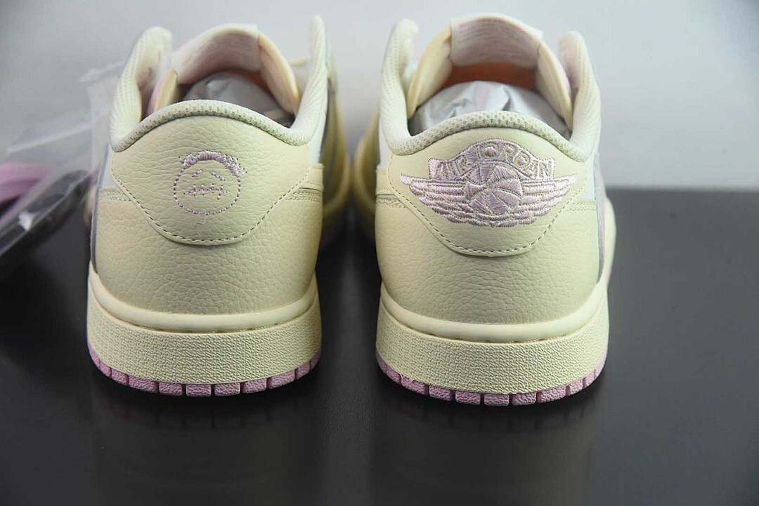 Travis Scott x Air Jordan 1 Low OG “Muslin/Shy Pink” IQ7604-100