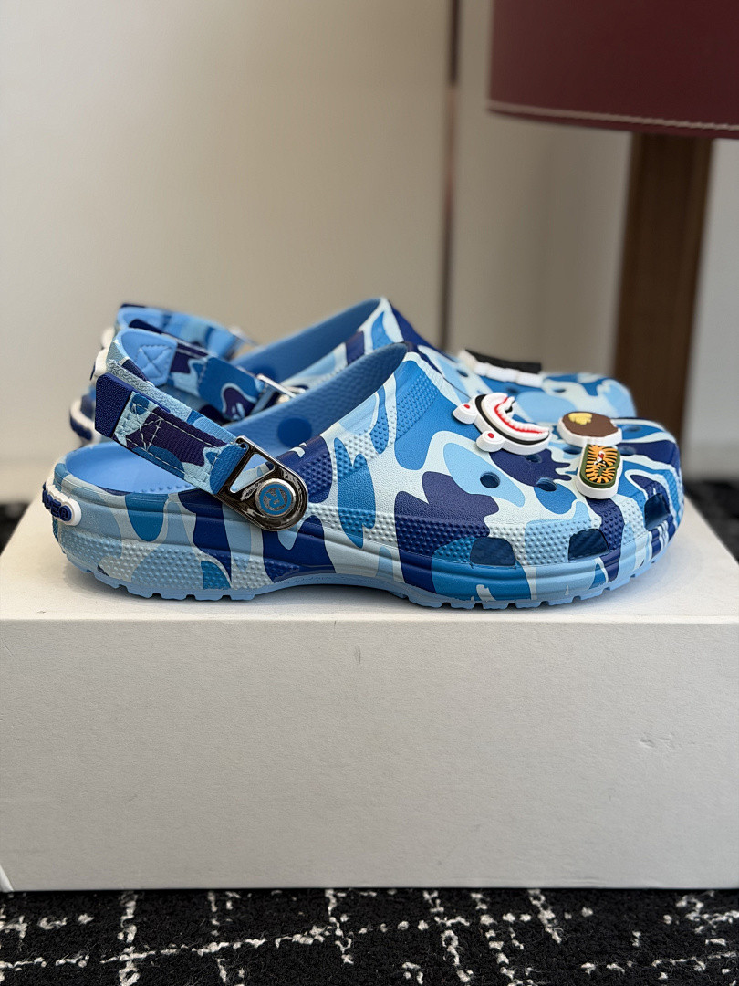 BAPE × Cr0c5 sANDALS