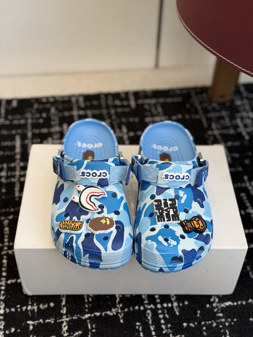 BAPE × Cr0c5 sANDALS